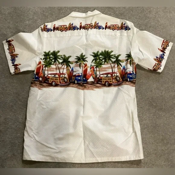 Royal Hawaiian Creations 100% Cotton Size L Hawaiian Shirt - Picture 2 of 3